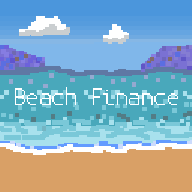 Pixelated Beach